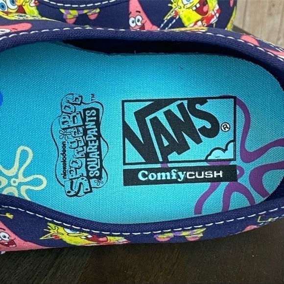 Vans x SpongeBob Comfycush Authentic Alohabob Limited Edition Shoe Size 11.5 Men - Picture 11 of 13